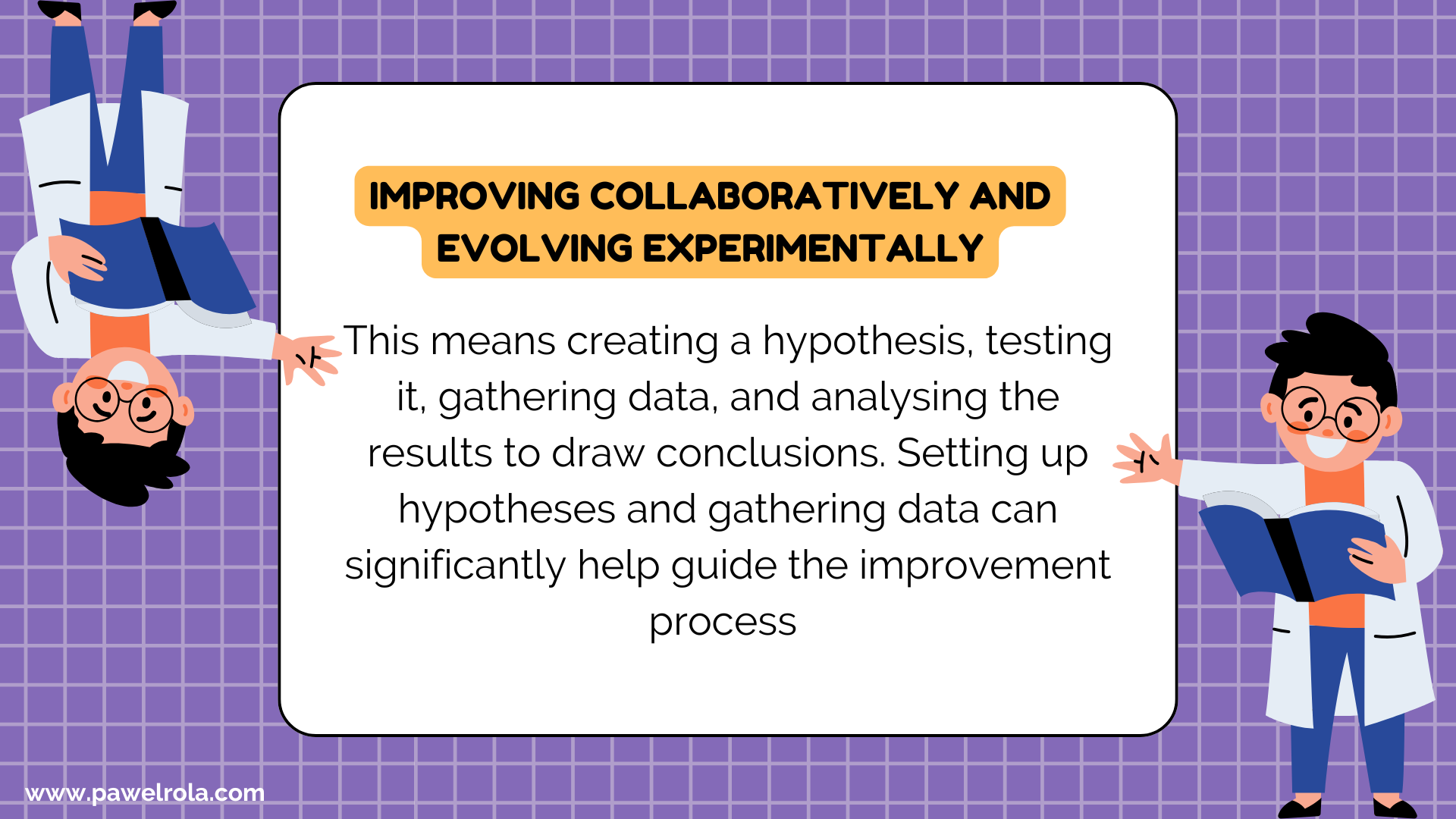 Presents advice for SDR to setting up hypotheses and gathering data can significantly because guide the improvement process