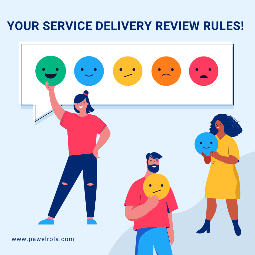 Your Service delivery review rules